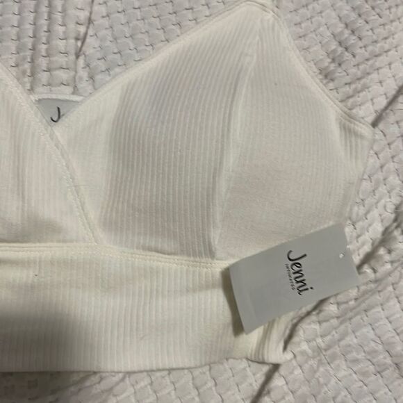 NWT- Jenni Intimates-  XXL. Rib Knit Lounge Pajama Bralette Top - Picture 4 of 8